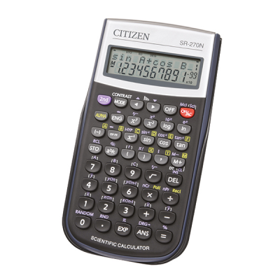 cocinar una comida educar claridad CITIZEN SR-270X - Scientific calculator with 274 functions – Citizen  Kalkulatory